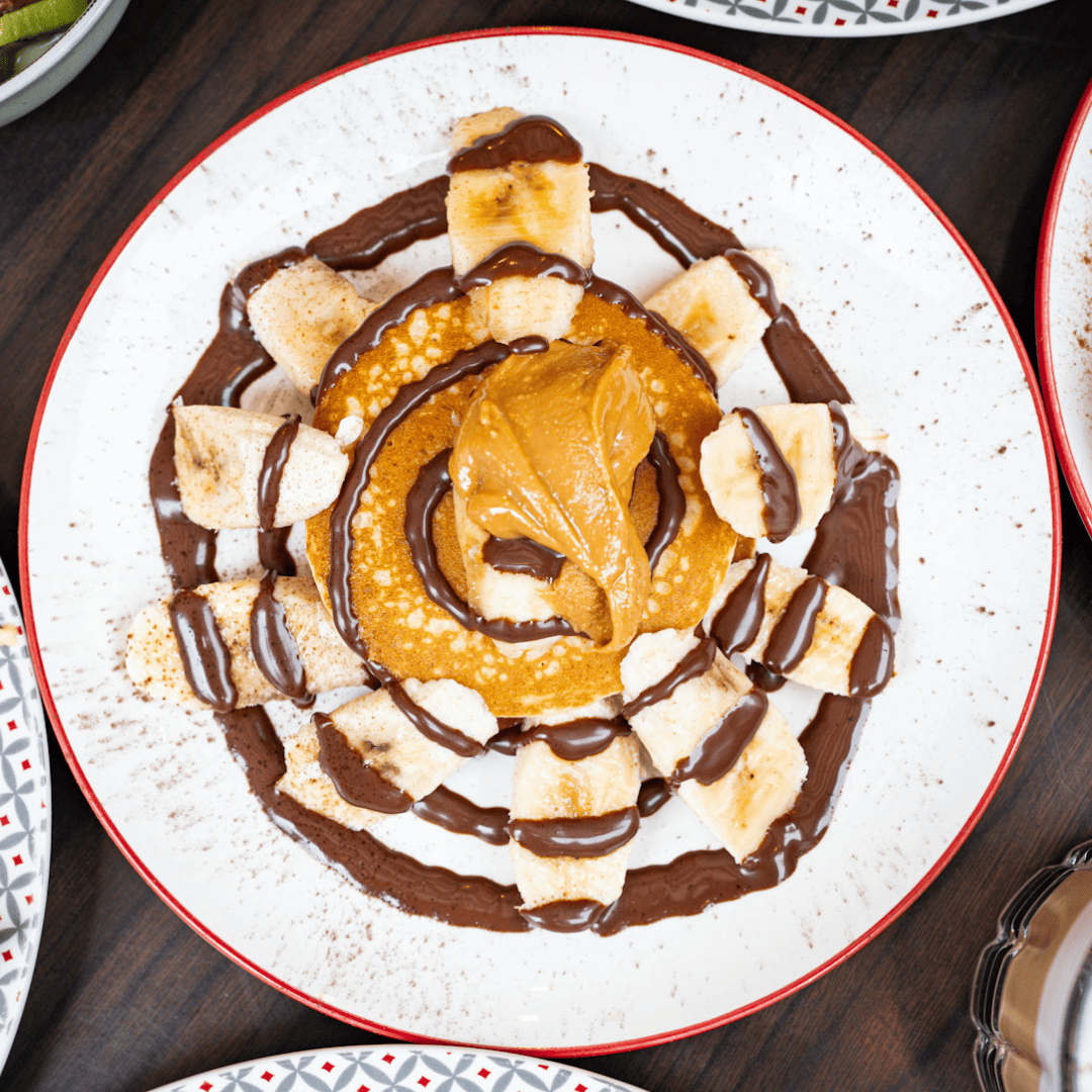 pancakes banane chocolat